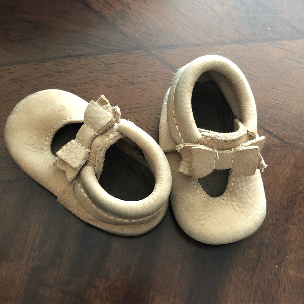 Sz 3 Freshly Picked Bow Moc with Sole